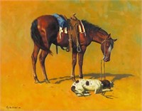 ROY LEE WARD Horse Painting