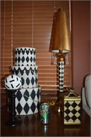 7 Harlequin Pattern Home Decor Pieces