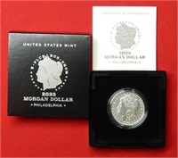 2023 Morgan Silver Dollar  COA +  Box