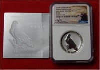 2017P Australia Silver Dollar NGC PF70 1 Oz Silver