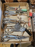 VINTAGE HAND MIXERS / EGG BEATERS BOX LOT