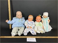 Lot of 4 Baby Dolls - See Description