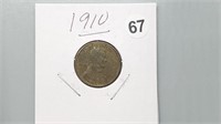 1910 Wheat Cent rd1067