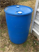 Plastic 55 gal barrel