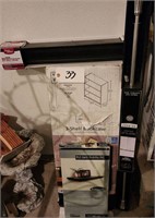 Wall Shelf, Shower Rod, Shelf Bookcase Unit, NIB