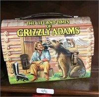 Grizzly Adams Metal Lunch Box no Thermos