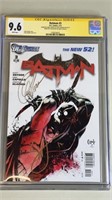 CGC 9.6 Signature Series Batman #3 2012 DC Comic