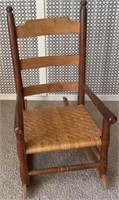 Antique Children’s Wooden Rocking Chair