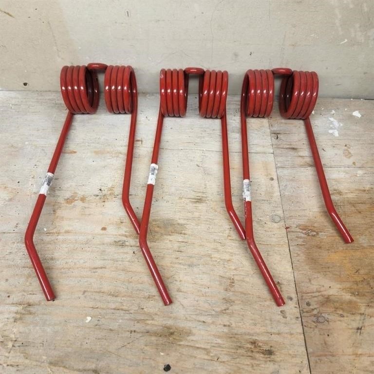 Unused: 3 HD Red Tine Rake Teeth (2.75")