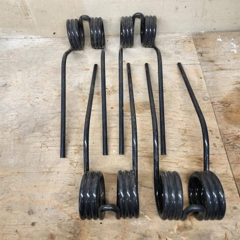 Unused: 4 HD Gray Tine Rake Teeth (3 1/8")