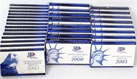 UNITED STATES STATE QUARTERS PROOF SETS 2003-2005