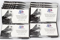 UNITED STATES MINT QUARTERS SILVER PROOF SETS