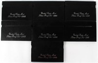 UNITED STATES SILVER PROOF SET DATE RUN 1992-1998