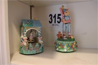(2) Bunny Themed Music Boxes (Rm 7)