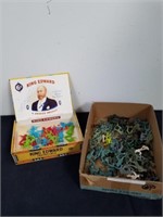 Vintage army men the cigar box army men glow with
