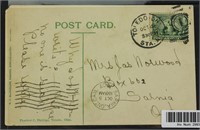 1907 USA  Three Cents Post Stamp with Envelope