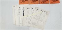 4 Sheppard diesel tractor manuals & assorted