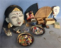 Collectibles Decor Lot Includes Vintage Hair