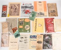 Mixed Lot Antique Farm Tractor Manuals & More