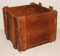 Wooden Crate w/Casters