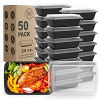 Meal Prep Containers, 50 Pack Extra-thick Food