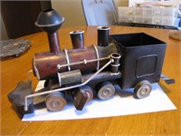 Tin Train Engine 12&3/4" x 7"