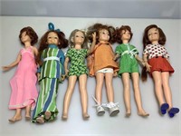 Assorted Vintage dolls.