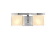 Hampton Bay Aldridge 2-Light Brushed Nickel Vanity