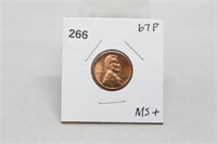 1967-9 MS 64 Lincoln Cent