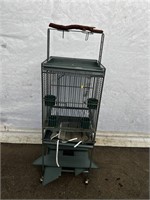 Power Coated Rolling Bird Cage