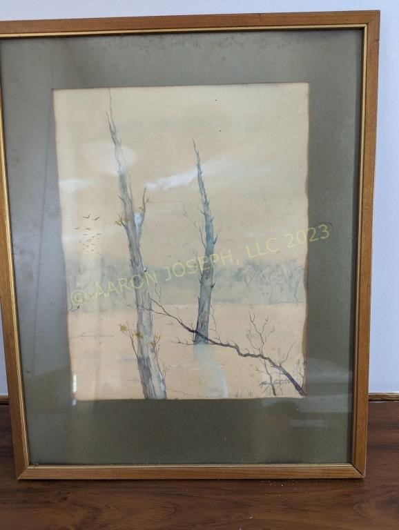 Kutkov, Trees, Watercolor