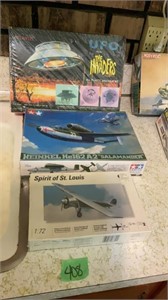 UFO, airplane models were on earlier, (never