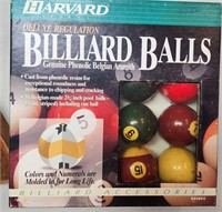 VTG NIB 16 Belgian Billard Balls W Two Racks