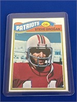 1977 Topps Steve Grogan #165