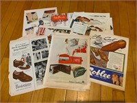 Life Magazine Vintage Shoes and Accessory Ads