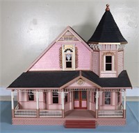 Large Hand-Crafted Victorian Dollhouse
