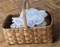 1930s Mi'kmaq Black Ash Basket