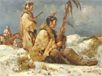 AFTER HOWARD TERPNING PAINTING, 'SIGNALS IN WIND'