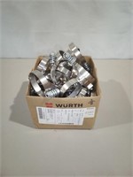 Box of 3.5" Stainless Hose Clamps