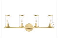 Hampton Bay Loveland 25 in. 4-Light Brass