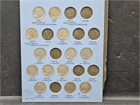 13 Buffalo Nickels