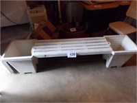 Double planter w/seat (plastic)