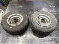 Two tires. 13x5.00-6NHS