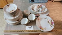 Incomplete Set of Noritake China- Some are chipped