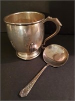 Sterling Silver Cup Spoon