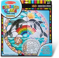 Melissa & Doug Stained Glass Made Easy Craft Kit:
