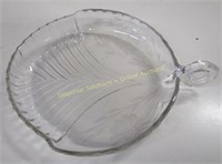 Etched Glass - 12 Petal 6" Dish