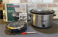 (2 PCS) TOASTMASTER ELECTRIC BURNER & RIVAL