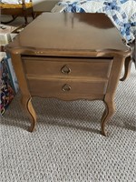 Pair of End Tables with Drawer - one upstairs and