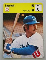 1979 Ron Cey LA Dodgers Sportscaster MLB Baseball